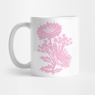 Pink wildflower posie Mug